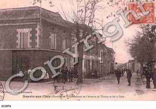 Ville de NEUVIC, carte postale ancienne