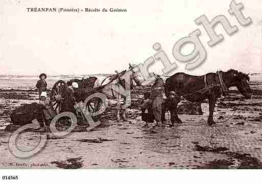 Ville de PLOUDALMEZEAU, carte postale ancienne