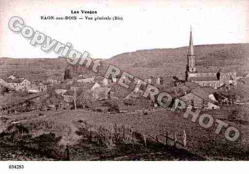 Ville de RAONAUXBOIS, carte postale ancienne