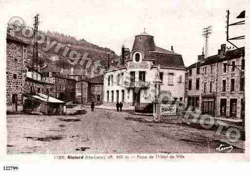 Ville de RIOTORD, carte postale ancienne