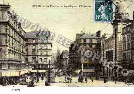 Ville de ROUEN, carte postale ancienne