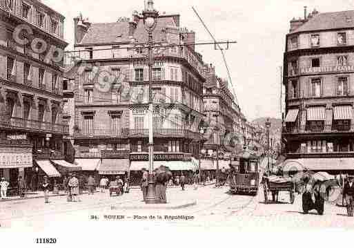 Ville de ROUEN, carte postale ancienne