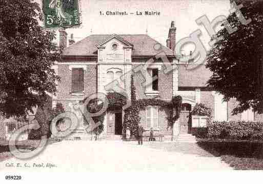 Ville de ROYAUCOURTETCHAILVET, carte postale ancienne