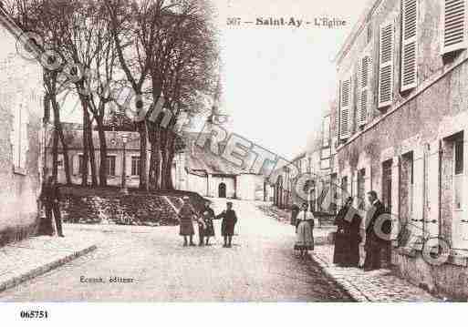 Ville de SAINTAY, carte postale ancienne