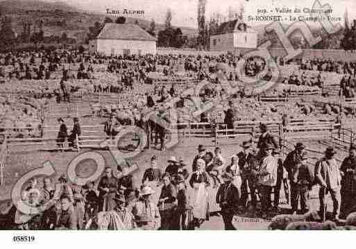 Ville de SAINTBONNET, carte postale ancienne