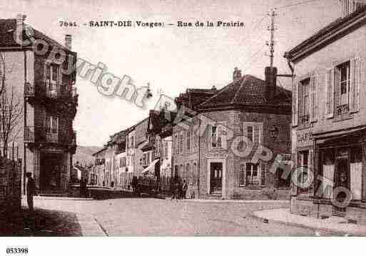 Ville de SAINTDIE, carte postale ancienne