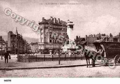 Ville de SAINTETIENNE, carte postale ancienne