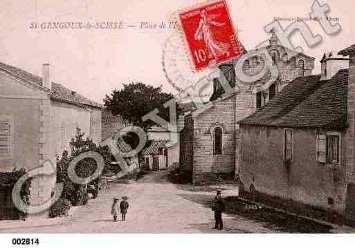 Ville de SAINTGENGOUXDESCISSE, carte postale ancienne