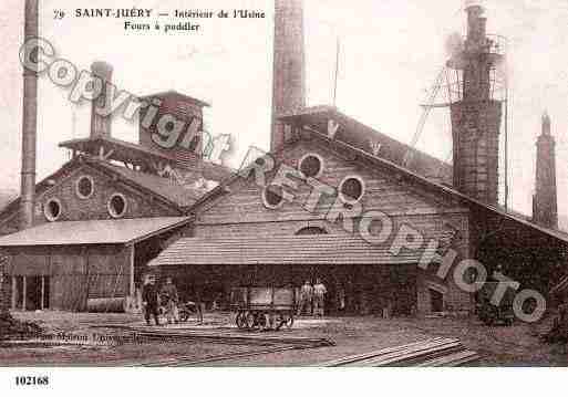 Ville de SAINTJUERY, carte postale ancienne