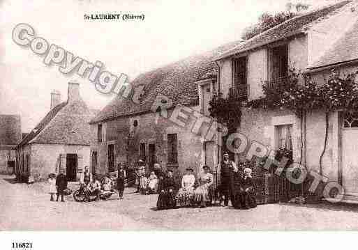 Ville de SAINTLAURENT, carte postale ancienne