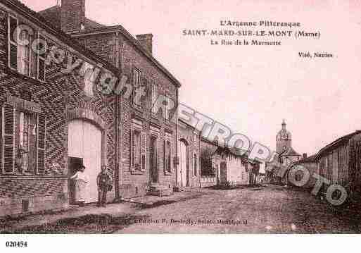 Ville de SAINTMARDSURLEMONT, carte postale ancienne
