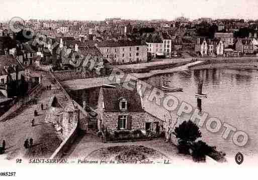 Ville de SAINTSERVAN, carte postale ancienne