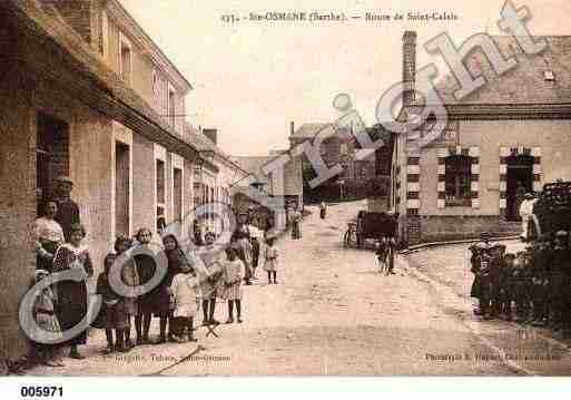 Ville de SAINTEOSMANE, carte postale ancienne