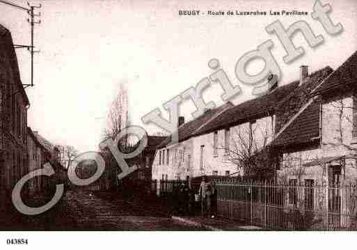 Ville de SEUGY, carte postale ancienne