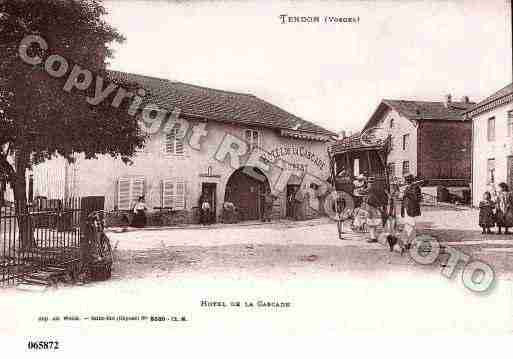 Ville de TENDON, carte postale ancienne Ville de TENDON, carte postale ancienne
