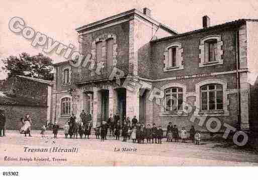 Ville de TRESSAN, carte postale ancienne