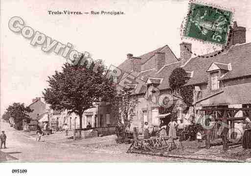 Ville de TROISVEVRES, carte postale ancienne