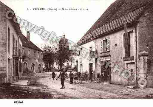 Ville de VERCEL, carte postale ancienne