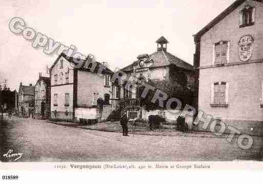 Ville de VERGONGHEON, carte postale ancienne