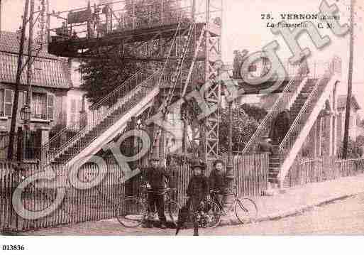 Ville de VERNON, carte postale ancienne