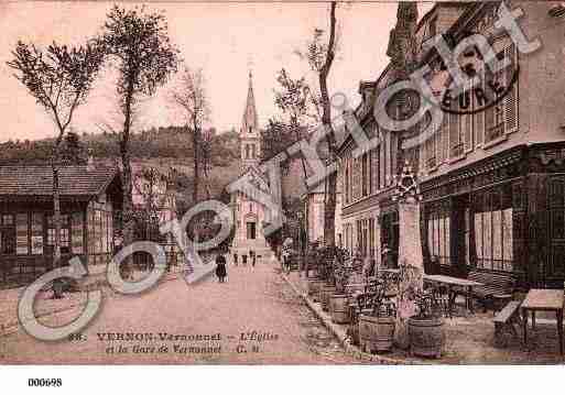 Ville de VERNON, carte postale ancienne