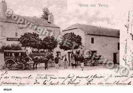 Ville de VERNY, carte postale ancienne