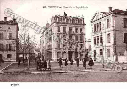 Ville de VIENNE, carte postale ancienne