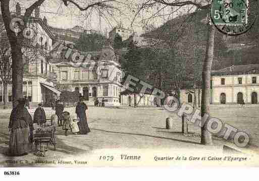 Ville de VIENNE, carte postale ancienne