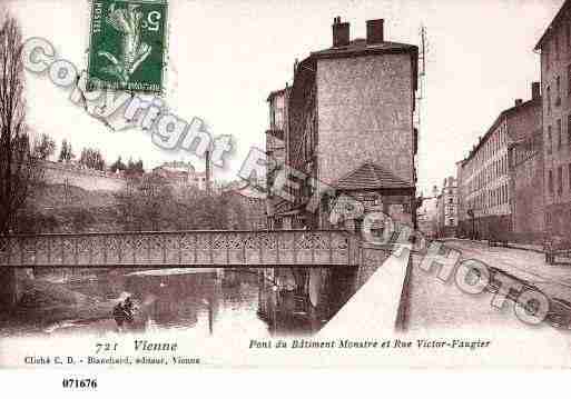 Ville de VIENNE, carte postale ancienne