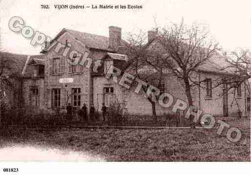 Ville de VIJON, carte postale ancienne