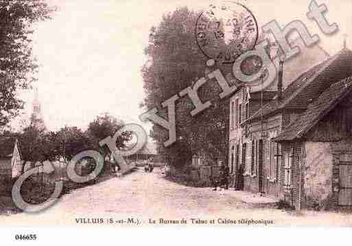 Ville de VILLUIS, carte postale ancienne