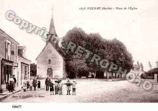 Ville de VOLNAY, carte postale ancienne