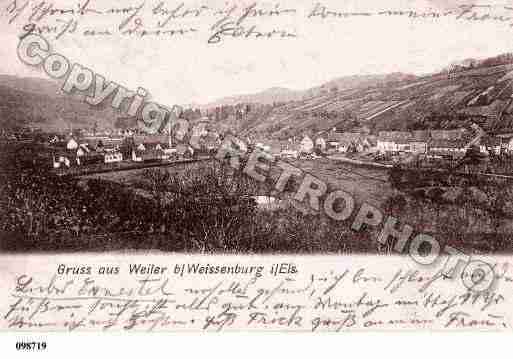 Ville de WEILER, carte postale ancienne