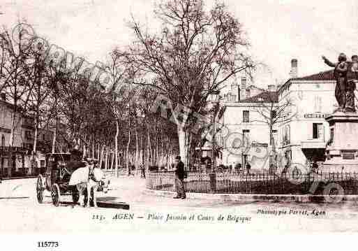 Ville de AGEN, carte postale ancienne