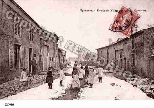 Ville de AGINCOURT, carte postale ancienne