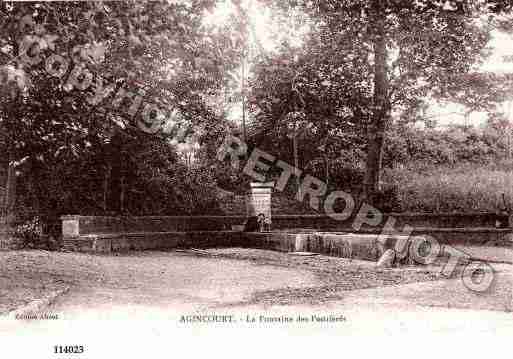 Ville de AGINCOURT, carte postale ancienne