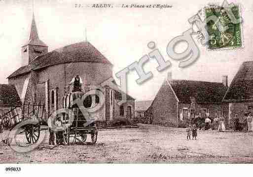 Ville de ALLUY, carte postale ancienne