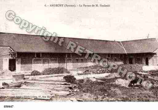 Ville de ANDECHY, carte postale ancienne