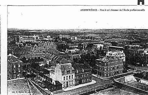 Ville de ARMENTIERES, carte postale ancienne