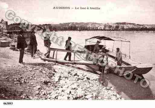 Ville de AVIGNON, carte postale ancienne