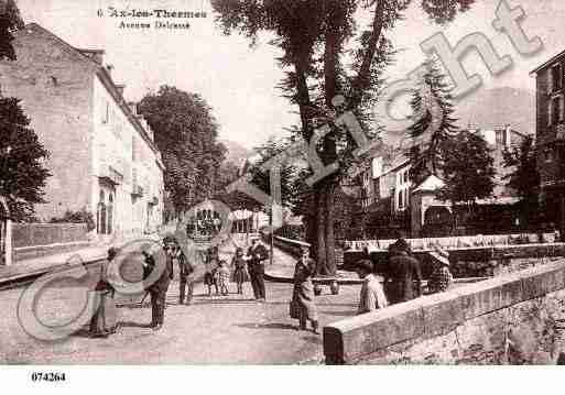 Ville de AXLESTHERMES, carte postale ancienne