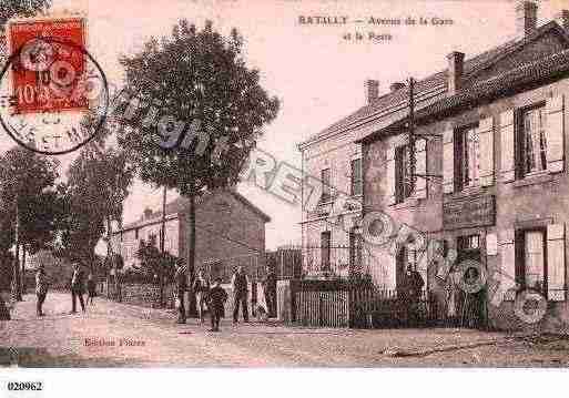 Ville de BATILLY, carte postale ancienne