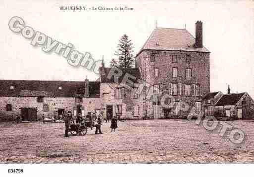 Ville de BEAUCHERY, carte postale ancienne