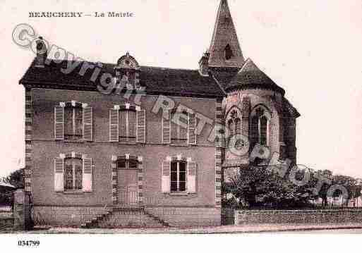 Ville de BEAUCHERY, carte postale ancienne