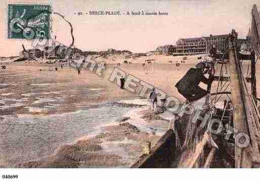Ville de BERCK, carte postale ancienne