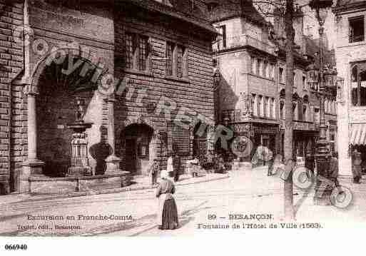 Ville de BESANCON, carte postale ancienne