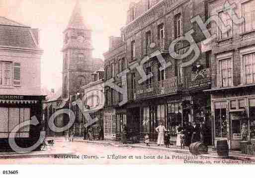 Ville de BEUZEVILLE, carte postale ancienne