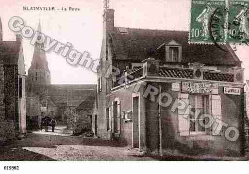 Ville de BLAINVILLESURMER, carte postale ancienne