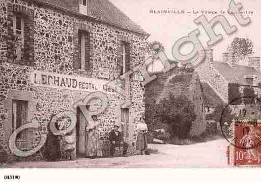 Ville de BLAINVILLESURMER, carte postale ancienne