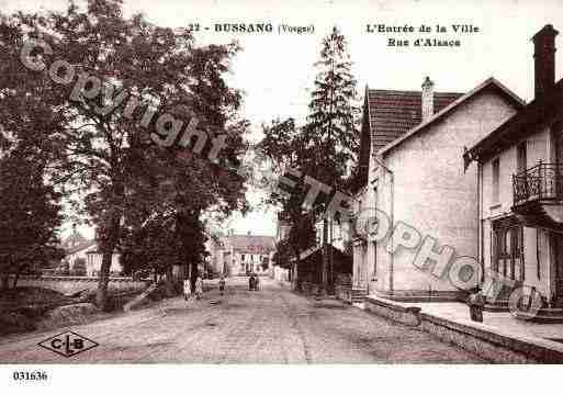 Ville de BUSSANG, carte postale ancienne